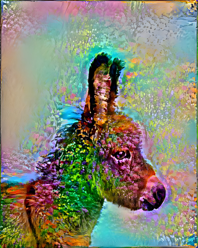 Garden donkey