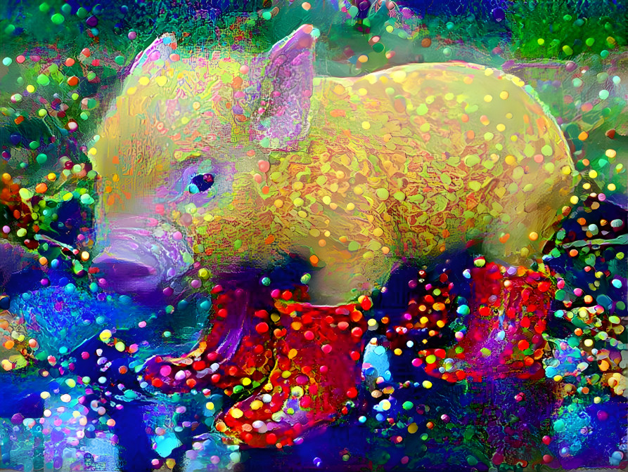 Confetti piggy