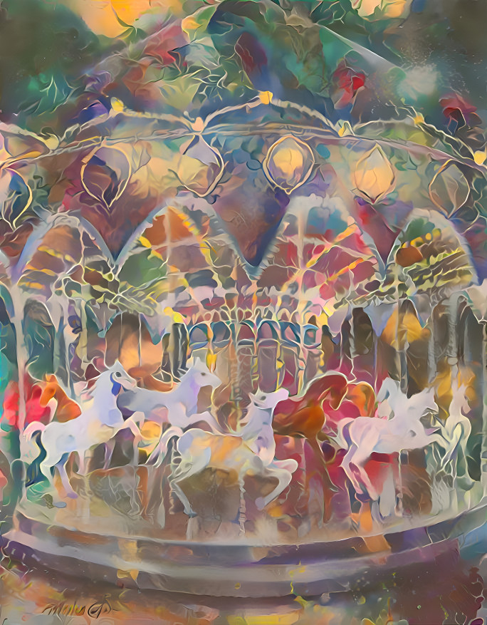 Pastel carousel 