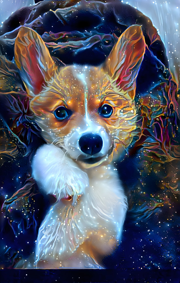 Goddess of the corgis