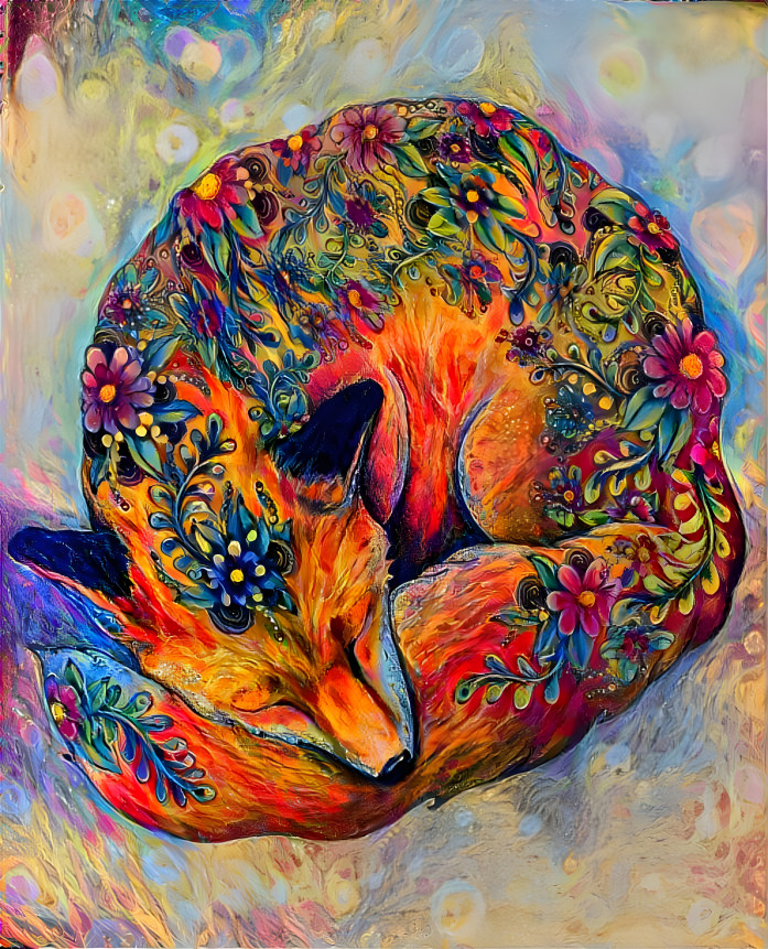 Flowery fox