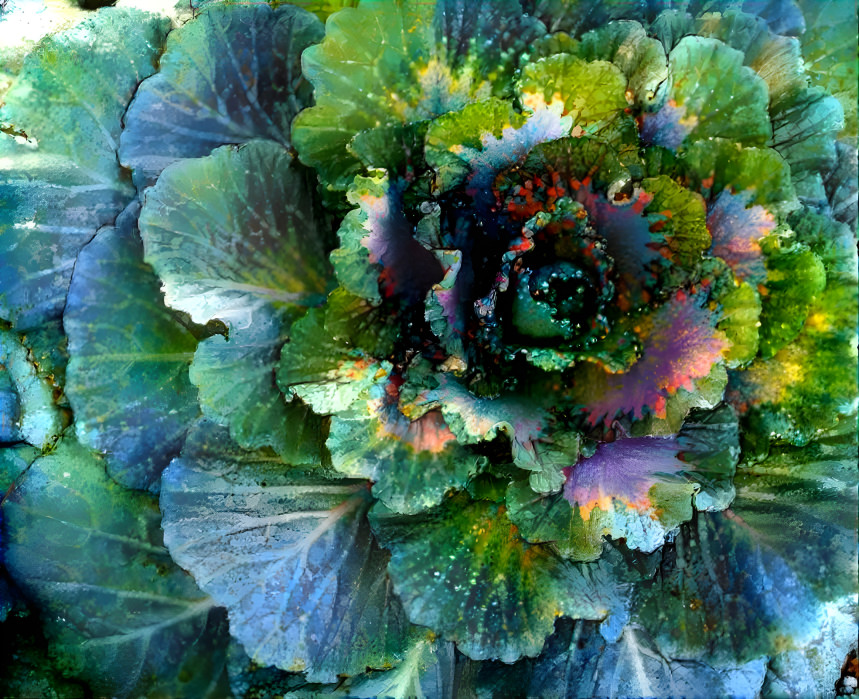 Cabbage can beautiful 