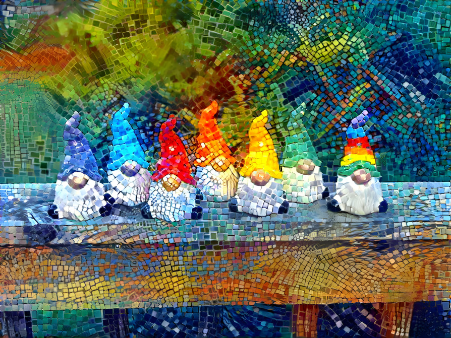 Rainbow gnomes 