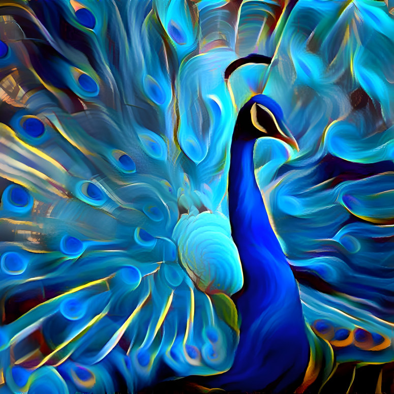 Abstract Peacock 