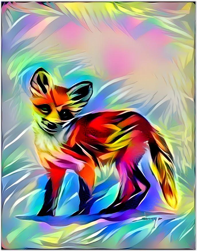 Colorful Fox