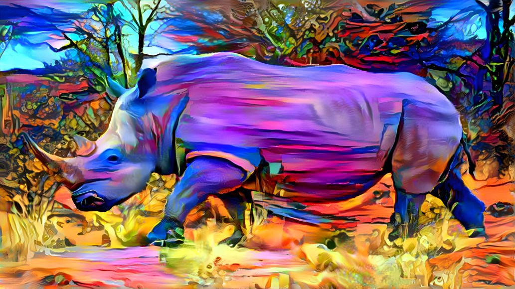 Endangered Rhino