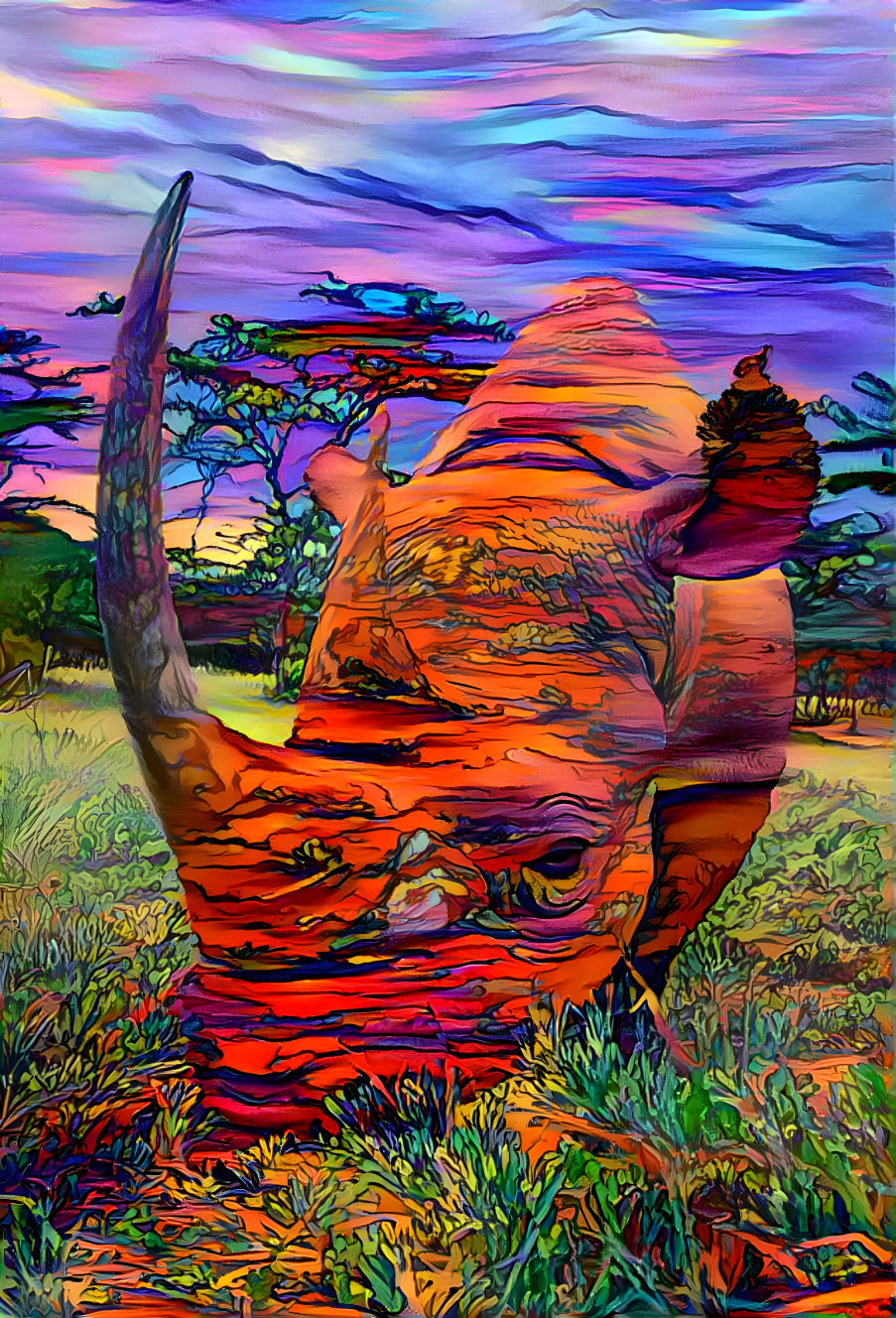 Psychedelic Rhino