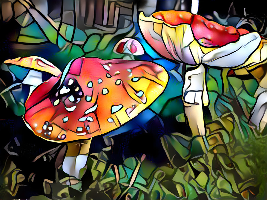 mushroom on the heaven