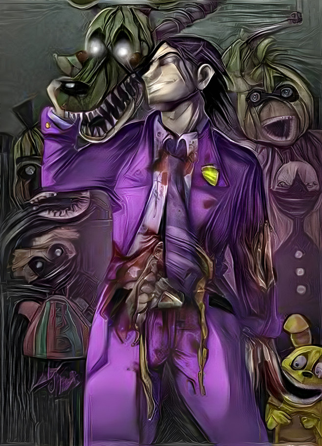 Willaim afton with twisted ones color version