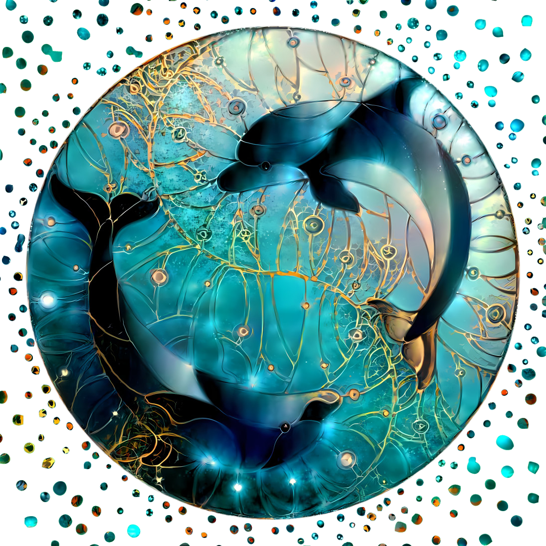 Dolphin Yin-Yang