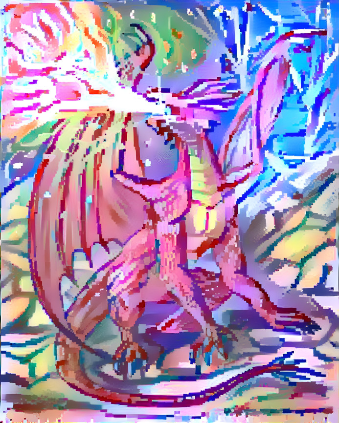 Pixel dragon