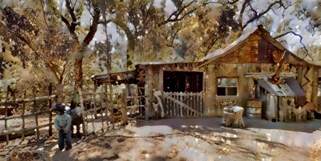 abandoned Ranch house