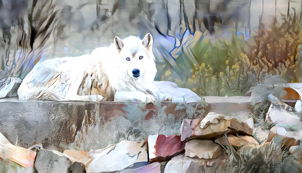 white wolf