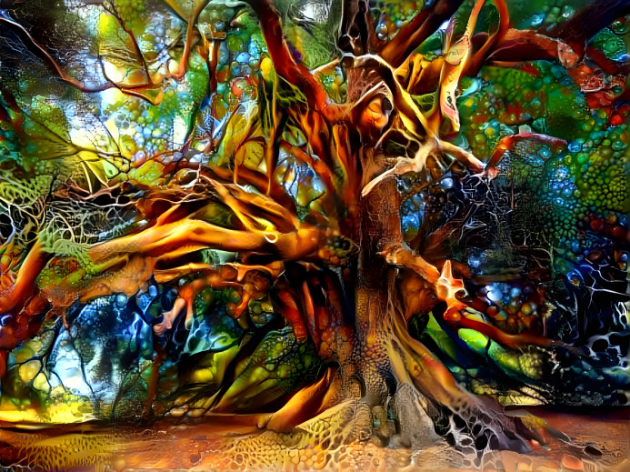 A tree in wonderland