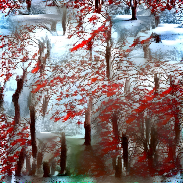 red tree