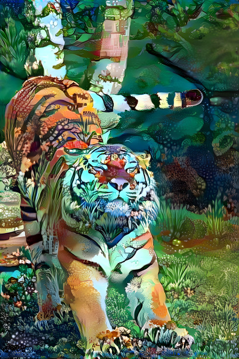 lazy tiger