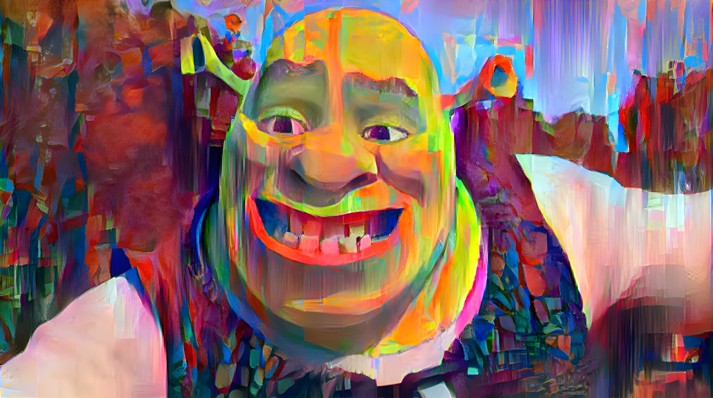 paint shrek