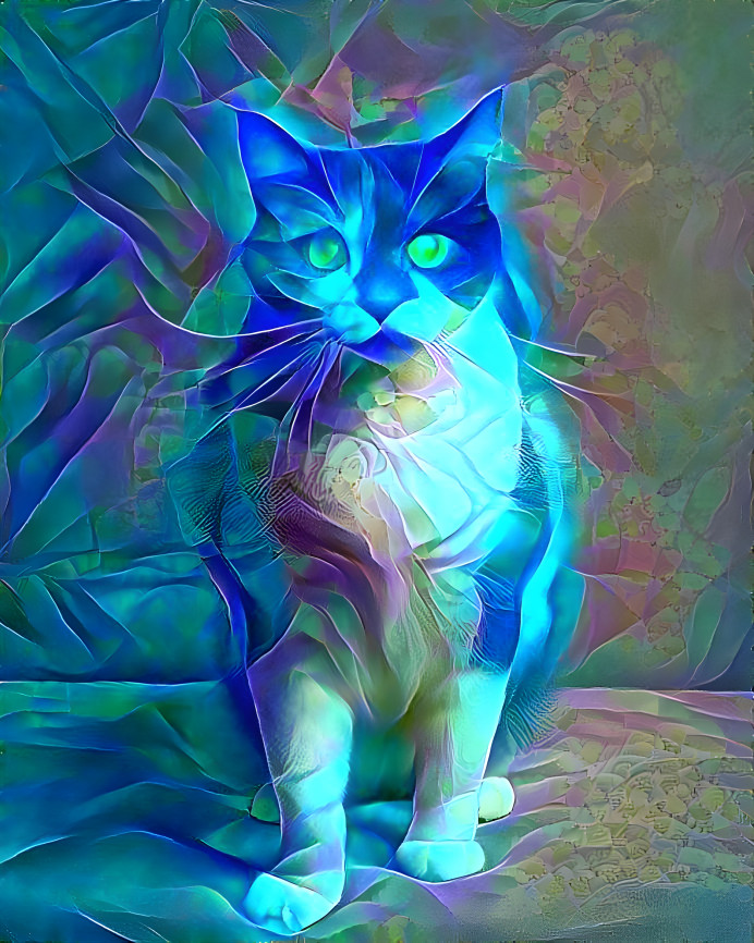 beware the vaporwave cat