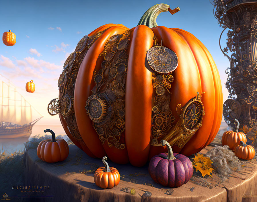 Steampunk Pumpkin