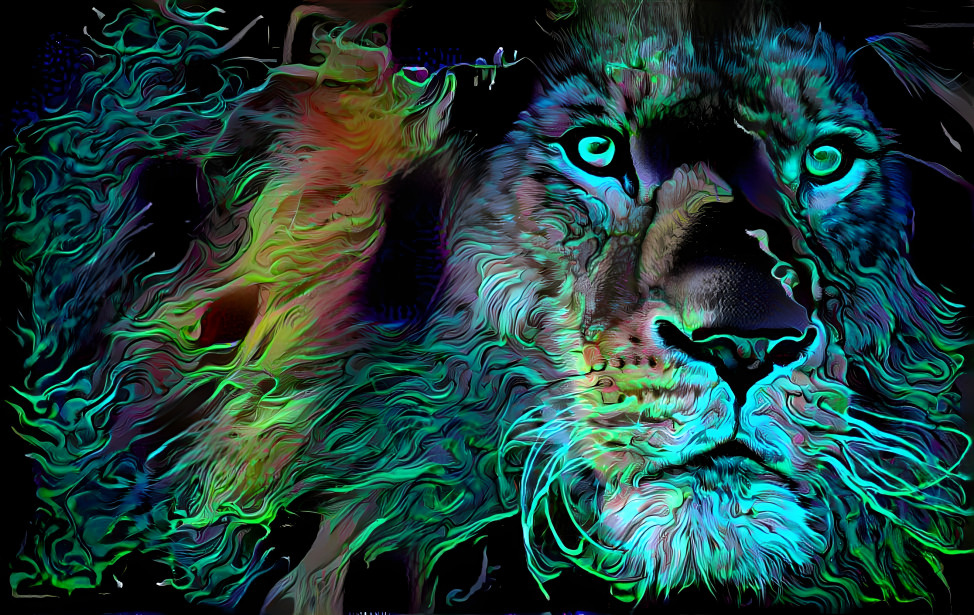 Glowing Lion