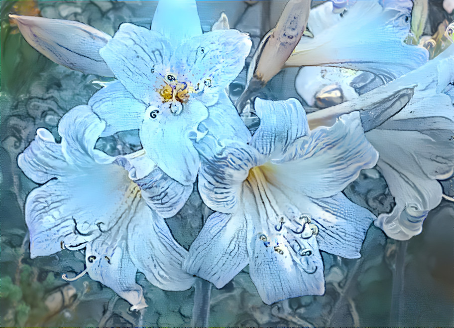 Blue Lilies