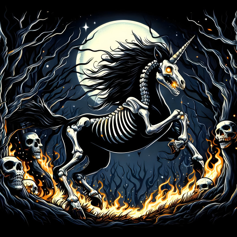 Skeleton Unicorn