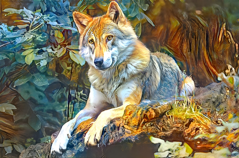 Lying Wolf