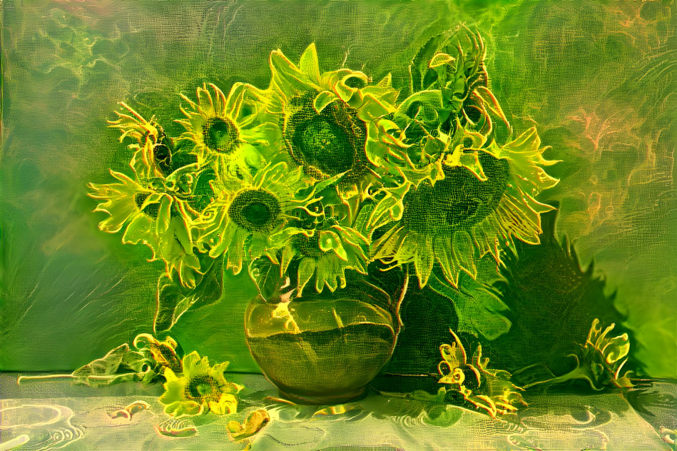 Green Sunflowers