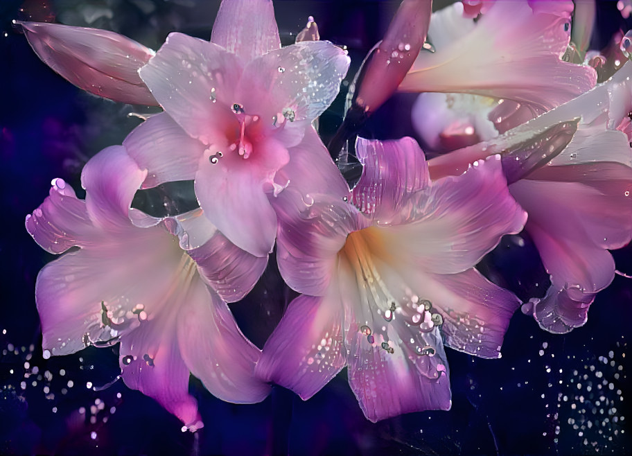 Purple Lilies