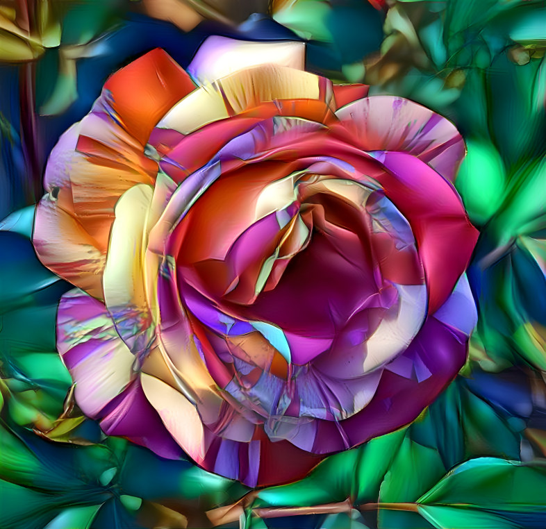 Rainbow Rose