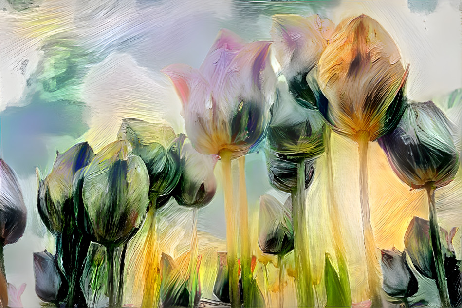 Retro Tulips 