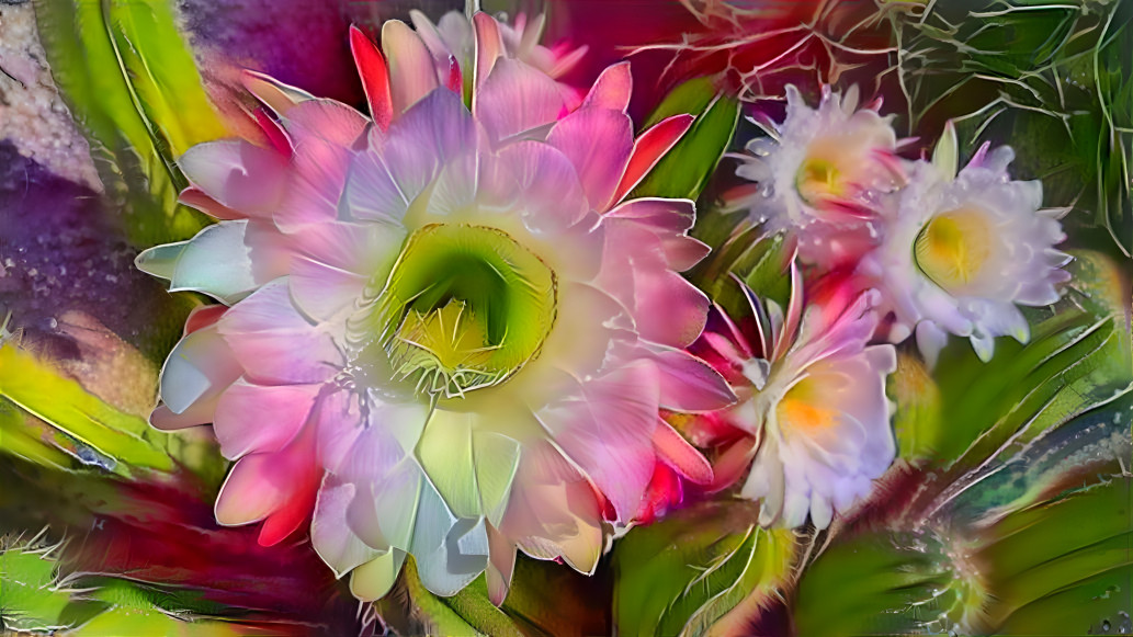 Saguaro Blossoms