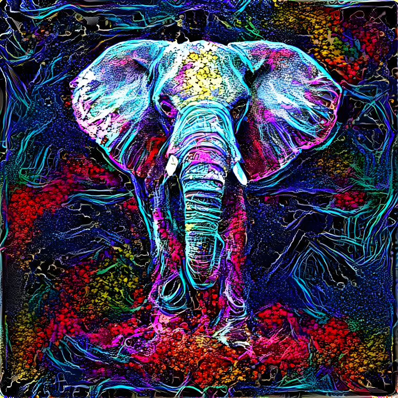 Éléphant color