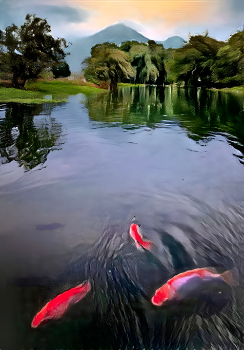 Three Koi Fish