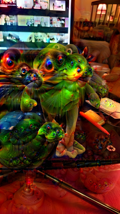 psychedelic frog