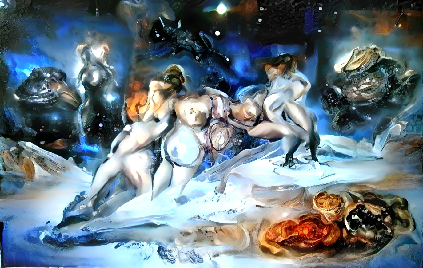 Ice Wrestling in Outer Space