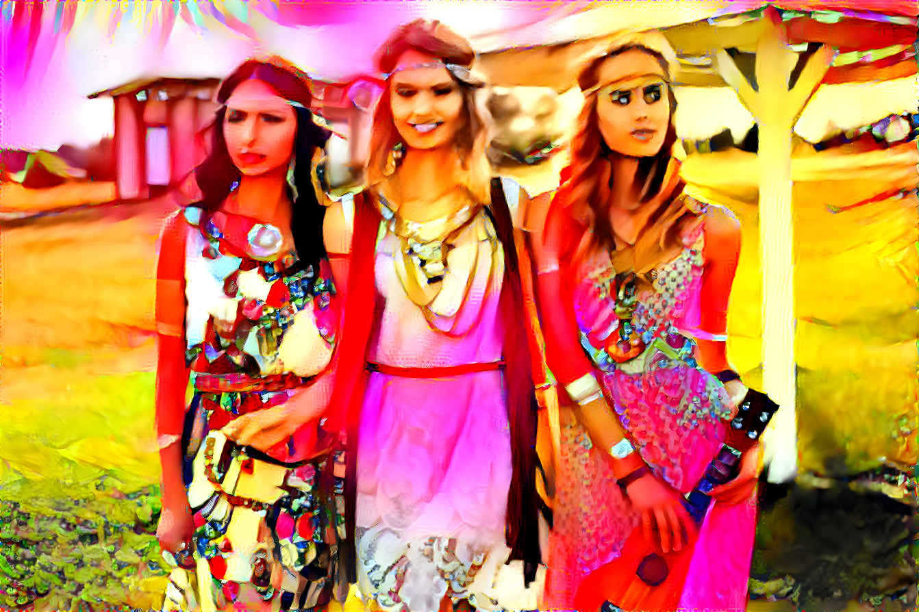 colorful hippies