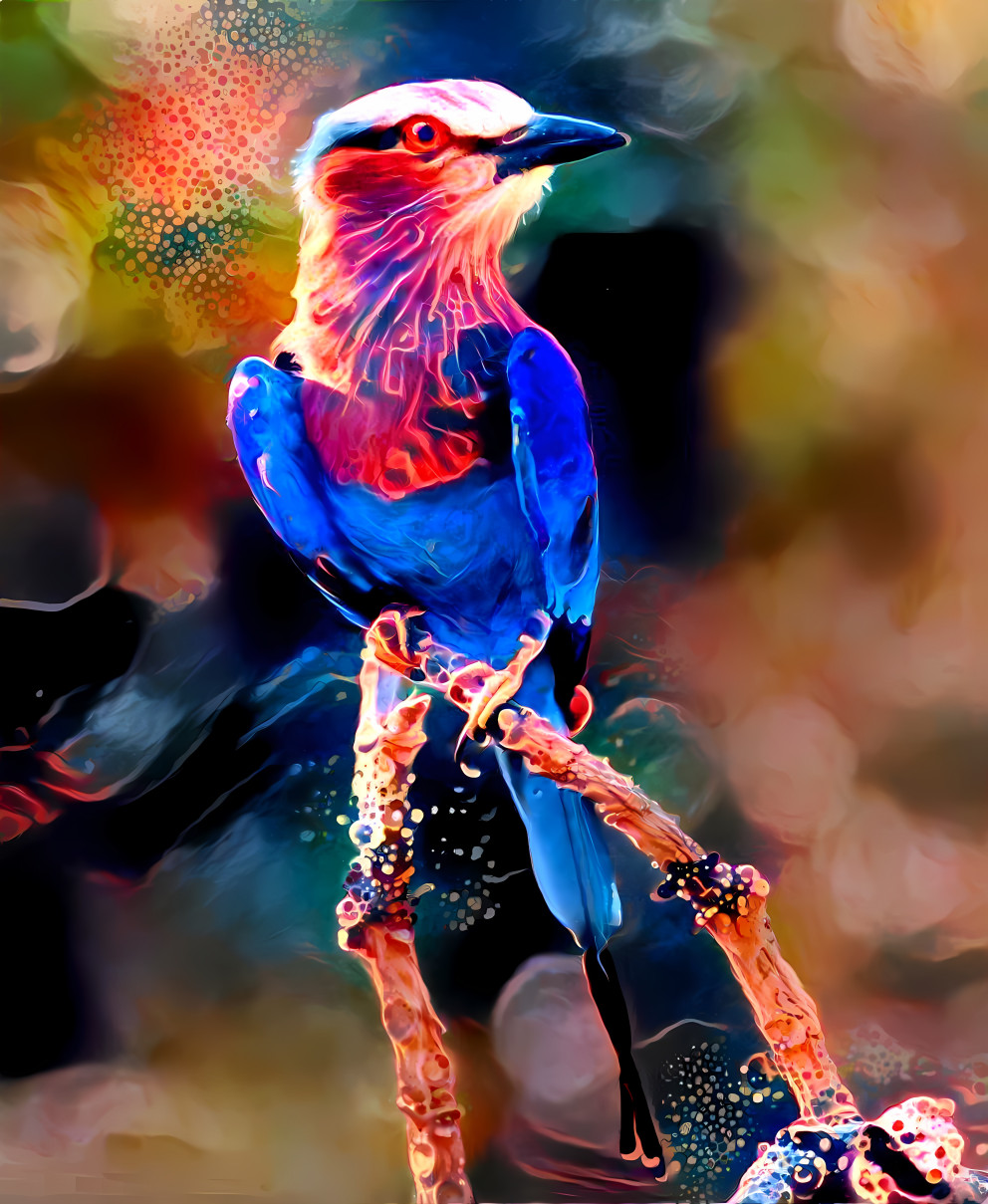 Colourful bird