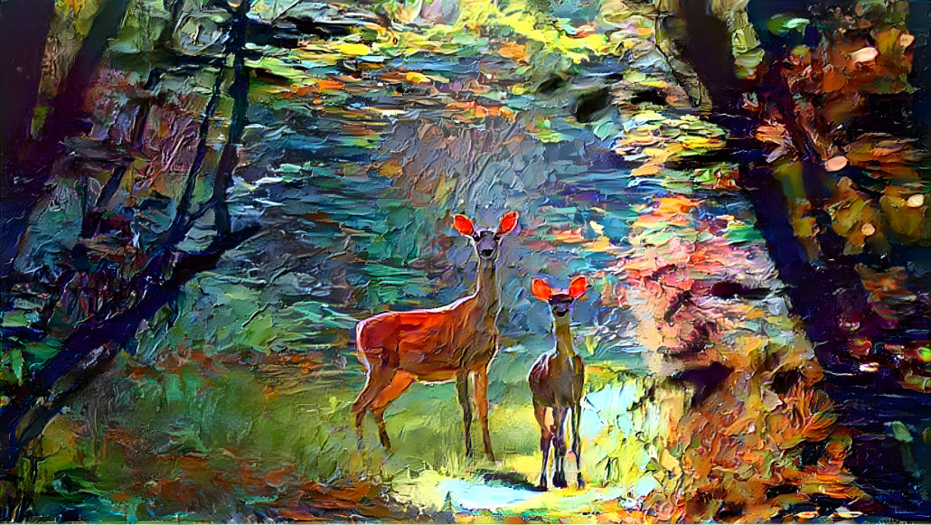 Doe with Fawn