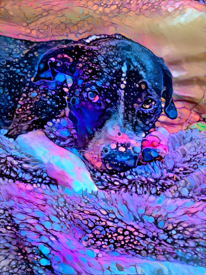 Paint Pour Pupper