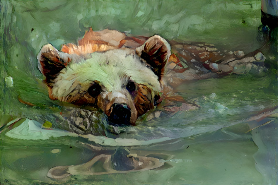 Swimming Bear