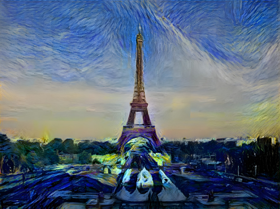 A starry Night on Paris