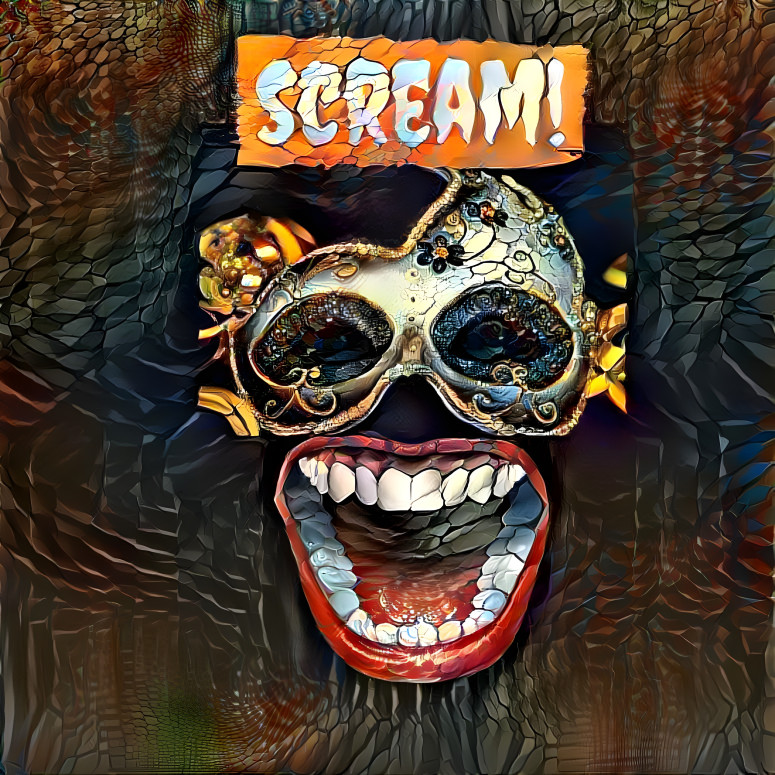 Scream after Edvard Munch