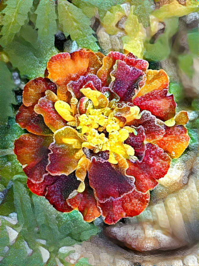 frosted marigold