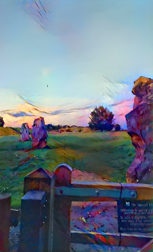 Stone circle, Avebury England