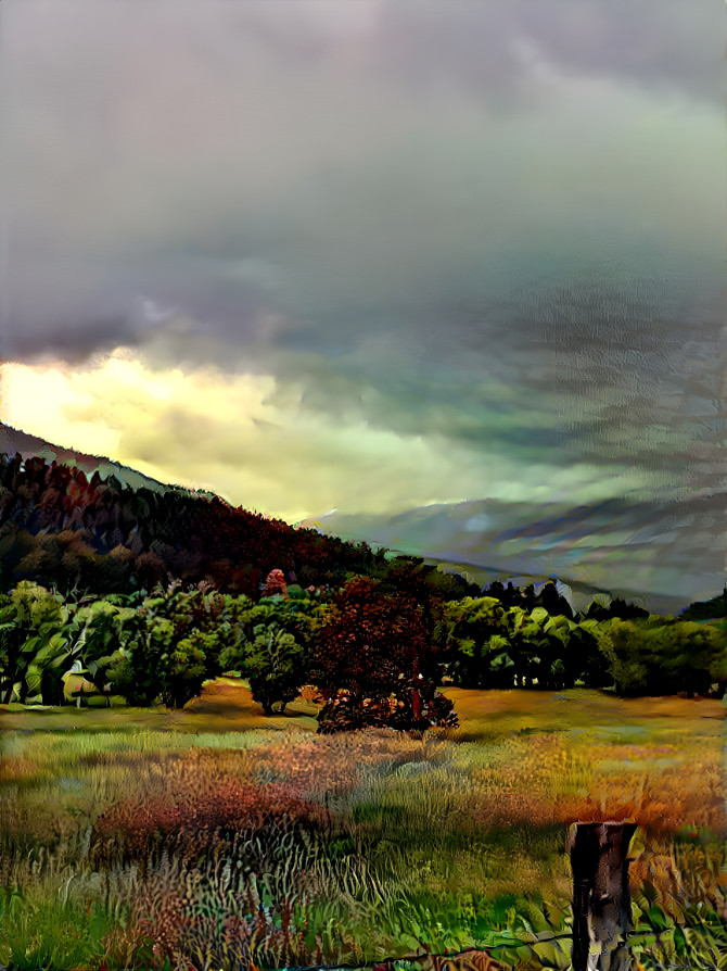 Storm over the Sangre de Cristos, CO.