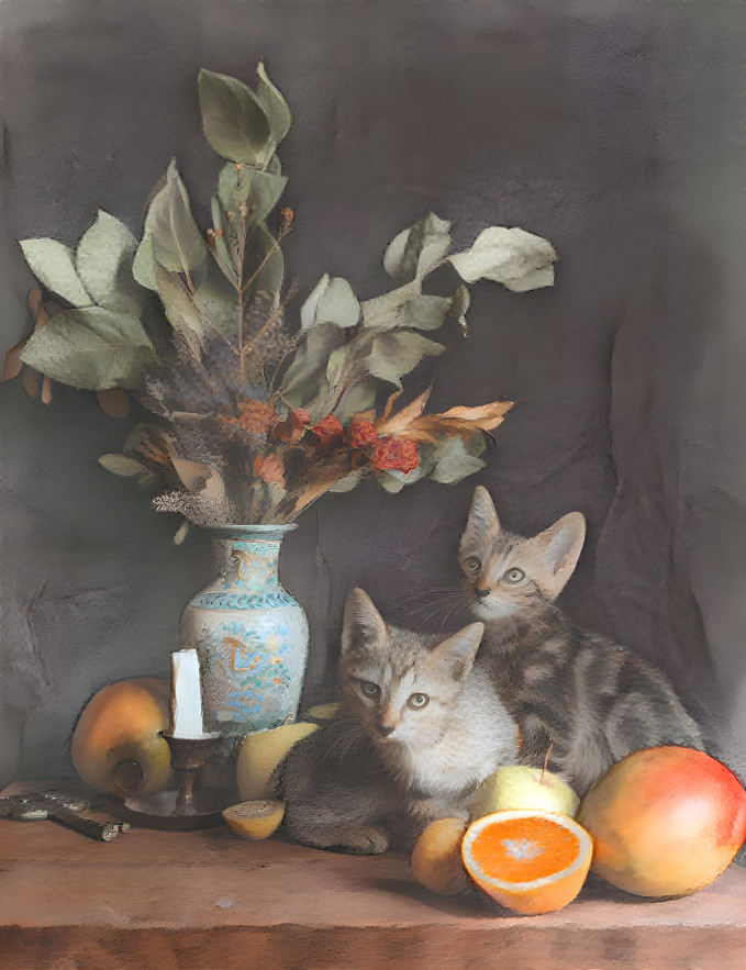 Still Life With Kittens 