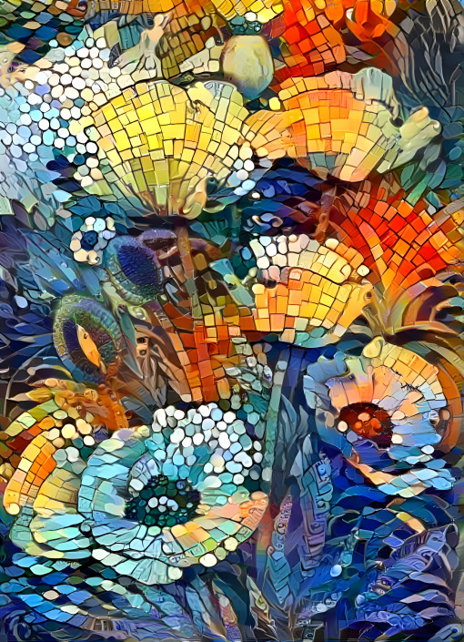 Mosaic Flowers 