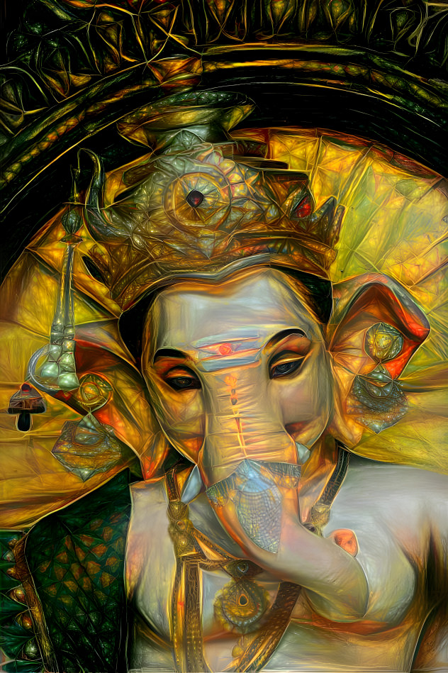 Gold ganesh