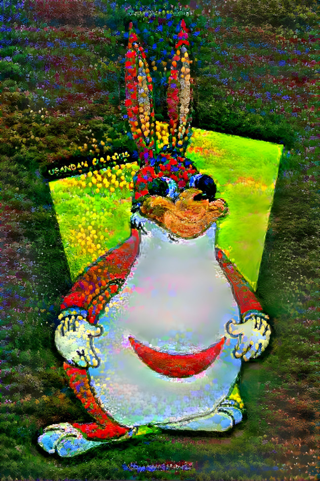 ugandan chungus but flowers 